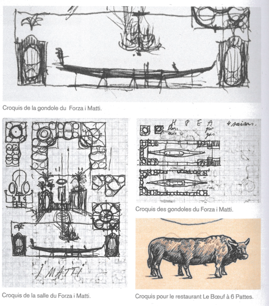 Croquis de restaurants