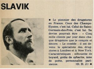 Slavik vu par Denise Dubois-Jallais-ELLE 1972