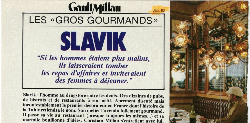 Slavik s'entretient avec Christian Millau